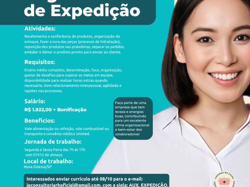 Auxiliar de Expedição