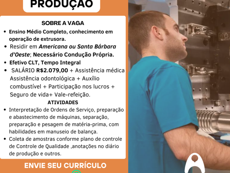 AUXILIAR DE PRODUÇÃO